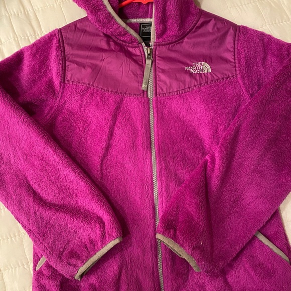 North Face Pink Fleece Zip Up - Picture 2 of 6